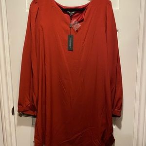 Cable & Gauge Long Sleeve Knee Length Dress NWT